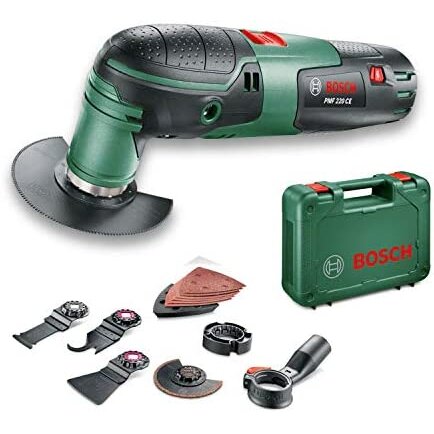Bosch PMF 220?CE Set Multifunctional Tool, Green
